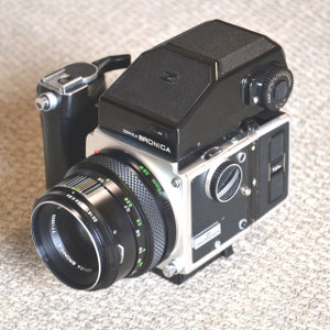 超激得新品ゼンザブロニカ bronica etr 銀モデル フィルムカメラ